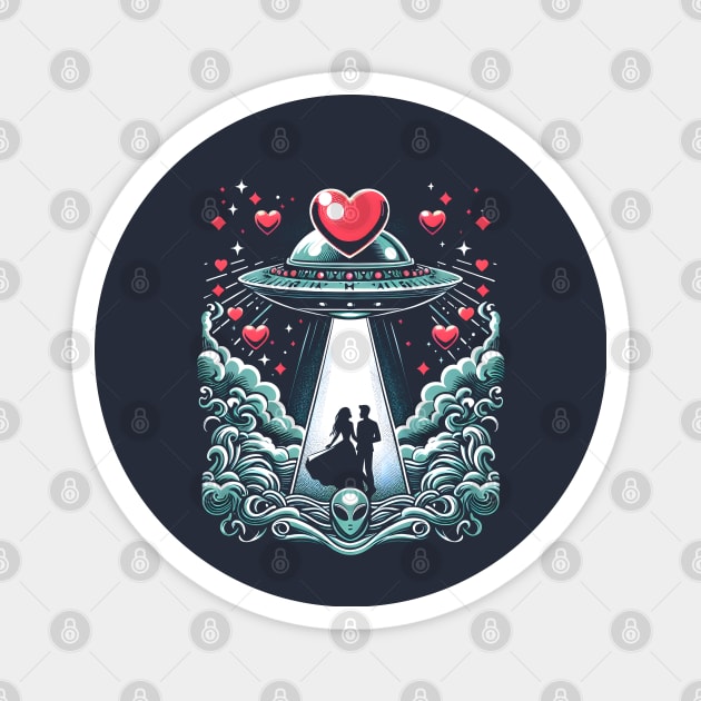 Cosmic Love Connection Magnet by MakerMind8.2